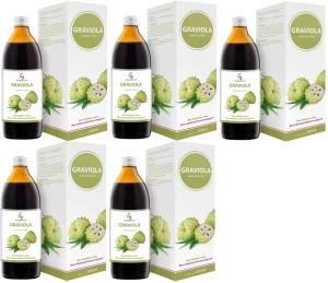 5 x EkaMedica Symbiotics Graviola 500 ml – Odporność Antyoksydacja Witalność