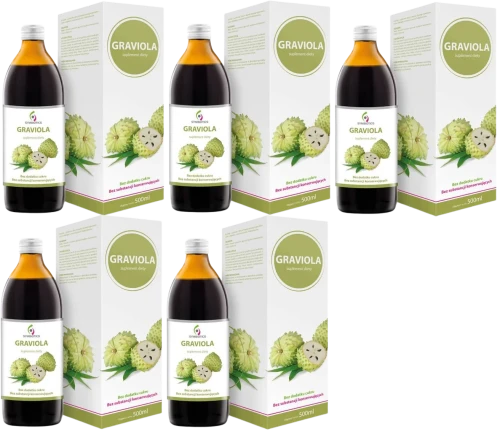5 x Symbiotics Graviola 500 ml, EkaMedica.webp