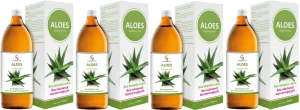 4 x EkaMedica Symbiotics Aloes 1000 ml – Trawienie Jelita Oczyszczanie