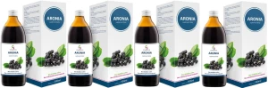 4 x EkaMedica Symbiotics Aronia 1000 ml – Antyoksydacja Krążenie Odporność