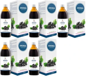 5 x EkaMedica Symbiotics Aronia 1000 ml – Antyoksydacja Krążenie Odporność