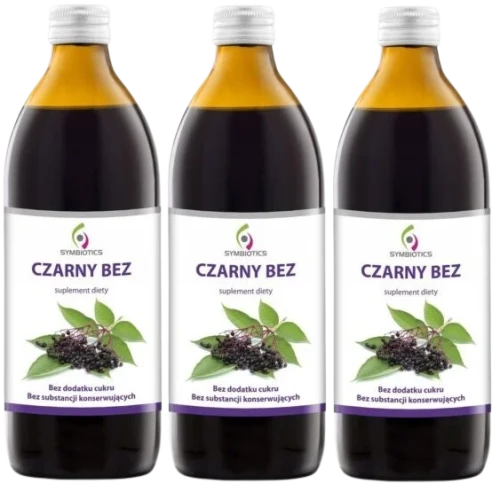 3 x Symbiotics Czarny Bez 1000 ml, EkaMedica.webp