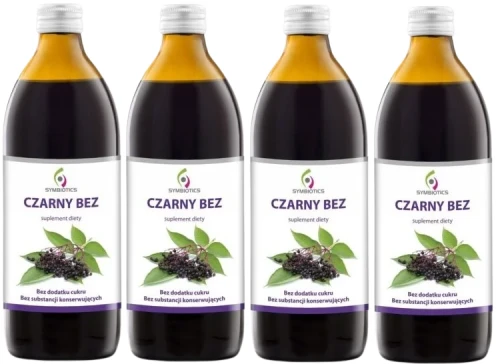 4 x Symbiotics Czarny Bez 1000 ml, EkaMedica.webp