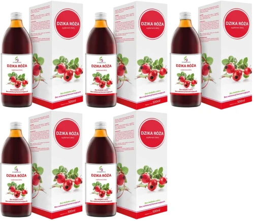 5 x Symbiotics Dzika Róża  500 ml, EkaMedica.webp