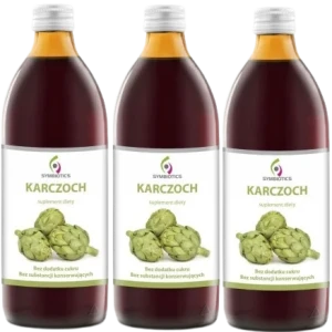 3 x EkaMedica Symbiotics Karczoch 1000 ml – Wątroba Trawienie Detoks