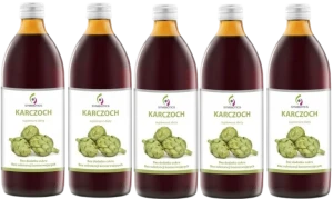 5 x EkaMedica Symbiotics Karczoch 1000 ml – Wątroba Trawienie Detoks