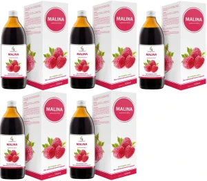 5 x EkaMedica Symbiotics Malina 500 ml – Odporność Antyoksydacja Witaminy