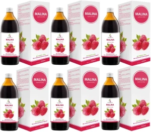 6 x EkaMedica Symbiotics Malina 500 ml – Odporność Antyoksydacja Witaminy