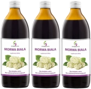 3 x EkaMedica Symbiotics Morwa Biała 1000 ml – Cukier Metabolizm Insulina