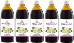 5 x EkaMedica Symbiotics Morwa Biała 1000 ml – Cukier Metabolizm Insulina