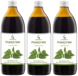 3 x EkaMedica Symbiotics Pokrzywa 1000 ml – Nerki Oczyszczanie Drogi Moczowe