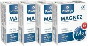 4 x Salvum Protego Magnez 30 kapsułek – Magnez Mięśnie Układ Nerwowy