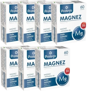 7 x Salvum Protego Magnez 30 kapsułek – Magnez Mięśnie Układ Nerwowy