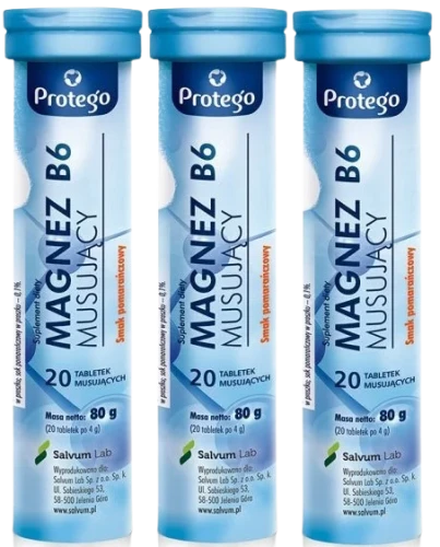 3 x Protego Magnez B6 Musujący, Salvum.webp