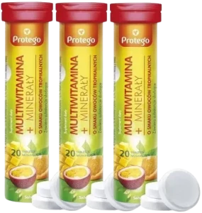 3 x Salvum Protego Multiwitamina+Minerały 30 kapsułek – Witaminy Minerały Odporność