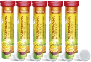 5 x Salvum Protego Multiwitamina+Minerały 30 kapsułek – Witaminy Minerały Odporność