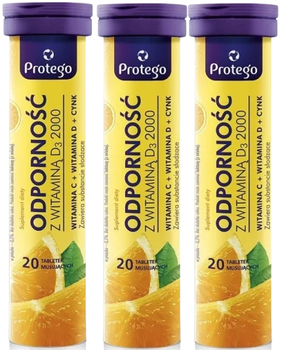 3 x Protego Odporność z Witaminą D3 2000, Salvum.webp