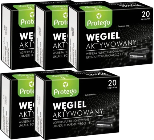 5 x Protego Węgiel Aktywowany, Salvum.webp