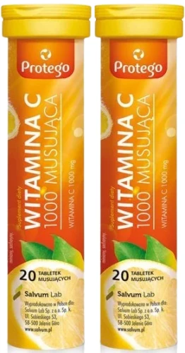 2 x Protego Witamina C 1000 musująca, Salvum.webp