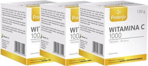 3 x Protego Witamina C 1000 proszek, Salvum.webp