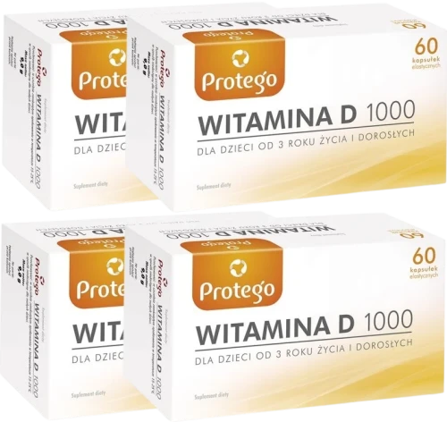 4 x Protego Witamina D 1000 x 60 kaps., Salvum.webp