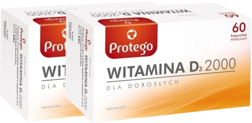 2 x Protego Witamina D 2000 x 60 kapsułek, Salvum.webp