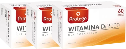 3 x Protego Witamina D 2000 x 60 kapsułek, Salvum.webp