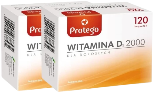 2 x Protego Witamina D 2000 x 120 kapsułek, Salvum.webp