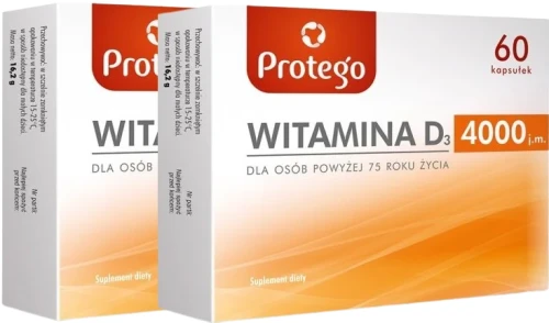 2 x Protego Witamina D 4000 x 60 kapsułek, Salvum.webp