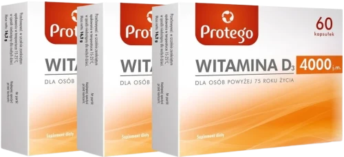 3 x Protego Witamina D 4000 x 60 kapsułek, Salvum.webp