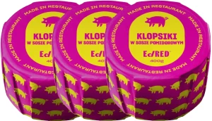 3 x Klopsiki w sosie pomidorowym, EdRed