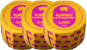 3 x Klopsiki w sosie pieczeniowym, EdRed