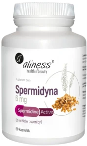Spermidyna Active 6 mg 60  kapsułek wegańskich Aliness