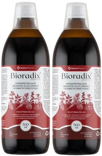 2 x BioradixTM– Żelazo w Płynie, XenicoPharma.webp