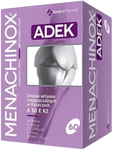 Menachinox® ADEK, 60 kaps. softgel,  Xenico.webp
