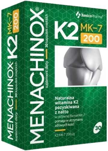Menachinox® K2 200, 30 kaps. softgel, Xenico.webp