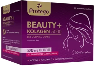 Protego Beauty + kolagen 5000 / Malina, truskawka, Salvum