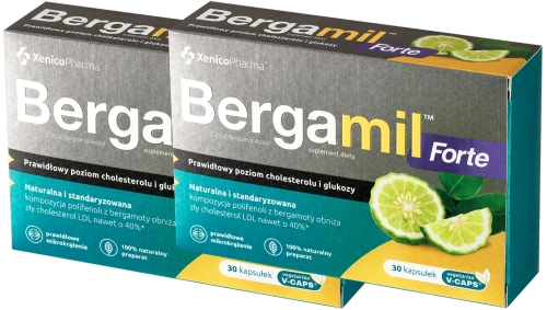 2 x Bergamil Forte, 30 kaps. Vcaps®, Xenico.webp