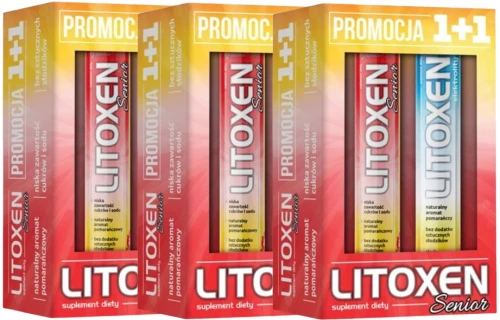 3 x Litoxen Senior Zestaw 1+1 (2x20 tabl. mus.), Xenixo.webp