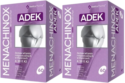 2 x Menachinox® ADEK, 60 kaps. softgel,  Xenico.webp