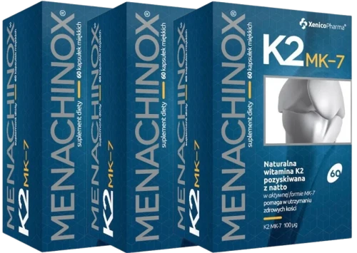 3 x Menachinox® K2, 60 kaps. softgel, Xenico.webp