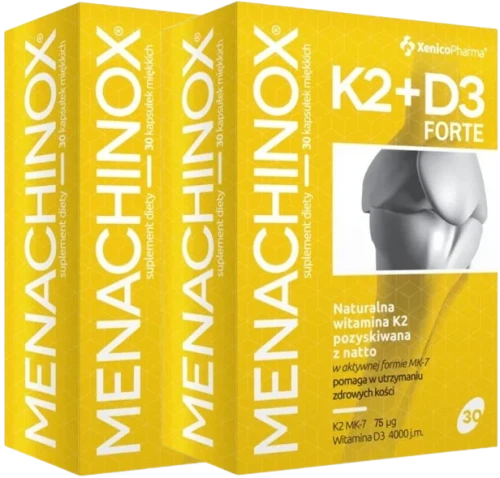 2 x Menachinox® K2+D3 Forte, 30 kaps. softgel, Xenico.webp