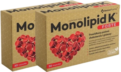 2 x Monolipid K® Forte, 30 kaps. Vcaps®, Xenico.webp