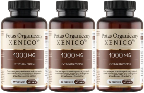 3 x Potas Organiczny Xenico®, 60 kaps. Vcaps®, Xenico.webp