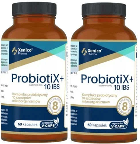 2 x ProbiotiX+ 10 IBS, 60 kaps. Vcaps®, Xenico.webp