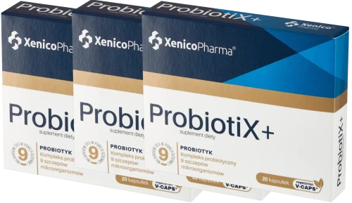 3 x ProbiotiX+, 20 kaps. Vcaps®, Xenico.webp