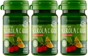 3 x XeniVIT bio Acerola C 1000, 30 tabl. do ssania, Xenico