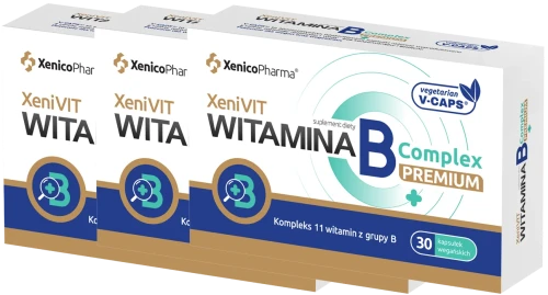 3 x Xenivit Witamina B Complex Premium 30 kaps., Xenico.webp