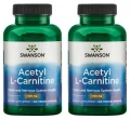 Zestaw 2x Acetyl L-Carnitine - Acetyl L-Karnityna 500mg 100vcaps, Swanson.webp