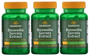 3 x 5-Loxin Boswellia Serrata extract 60kaps, Swanson